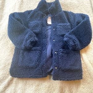 JCREW CREWCUTS- Brand New Small 6-7 blue sweater jacket!